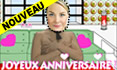Anniversaire vidéo avec votre photo