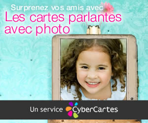 Cartes parlantes avec votre photo