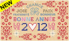 Bonne année - Broderie