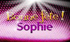 Sophie - 25 mai