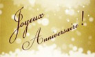 Anniversaire scintillant
