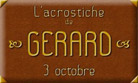 Gérard - 3 octobre
