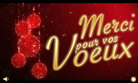 Merci pour vos Voeux