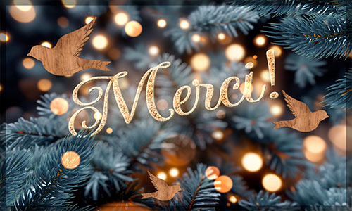 Pour ces douces attentions...